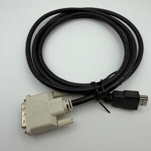 Copartner DVI to HDMI Adapter Cable Unisex 6ft Black E119932-T Single Link DVI-D